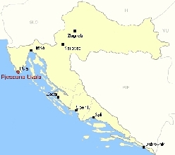 PLAN - KARTE - Pjescana Uvala - Medulin - Pula - Hrvatska - Croatia - Kroatien - Istra - Istrien